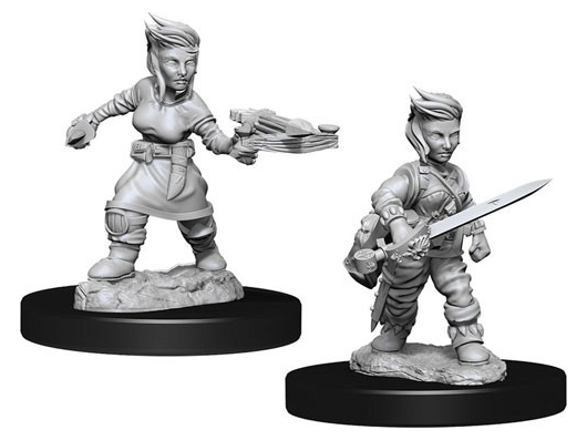Pathfinder Battles Deep Cuts: Female Halfling Rogue