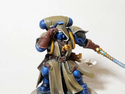 Warhammer 40k Space Marine Librarian in Phobos Armour (Pro-Painted)