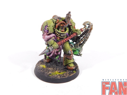 Warhammer 40000 Death Guard Blightlord Terminators (Pro-Painted)