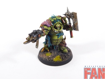 Warhammer 40000 Death Guard Blightlord Terminators (Pro-Painted)