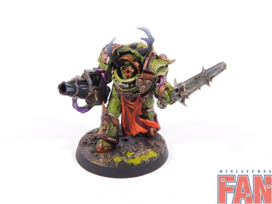 Warhammer 40000 Death Guard Blightlord Terminators (Pro-Painted)