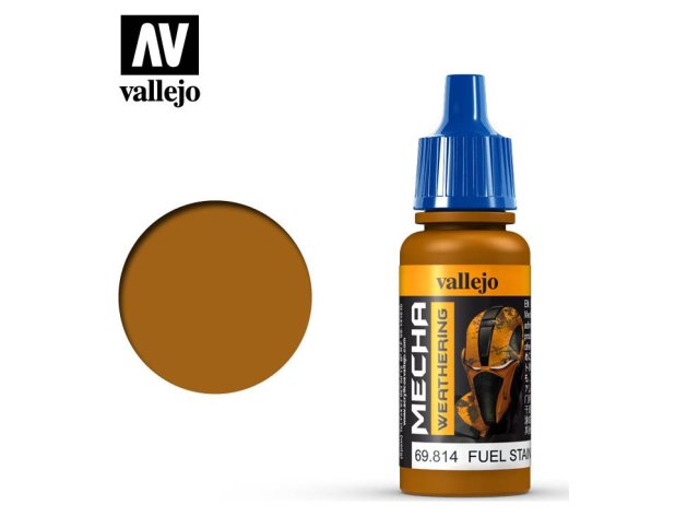 Краска Vallejo Mecha Weathering: Fuel Stains (Gloss) 69.814