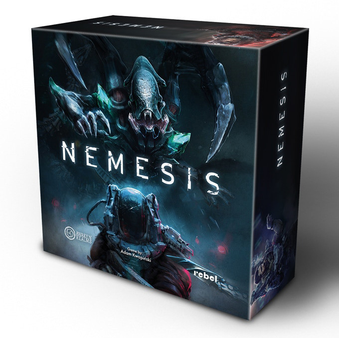 Awaken Realms Nemesis Board Game with Kistarter Stretch Goals (Aftermath and Void Seeders Expansion)