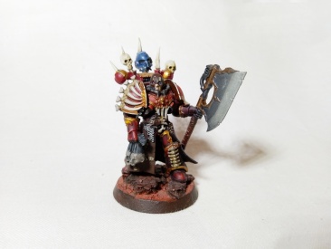 Warhammer 40k Chaos Space Marine Master of Executions (Pro-Painted)