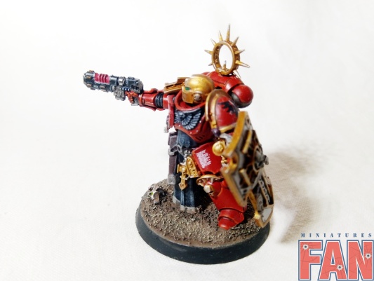 Warhammer 40000 Space Marine Blood Angels Primaris Lieutenant (Pro-Painted)
