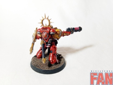 Warhammer 40000 Space Marine Blood Angels Primaris Lieutenant (Pro-Painted)