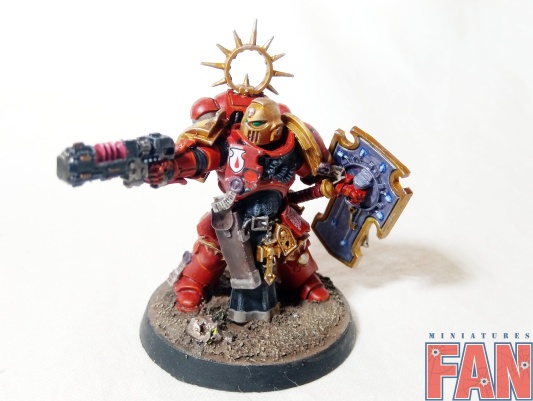 Warhammer 40000 Space Marine Blood Angels Primaris Lieutenant (Pro-Painted)