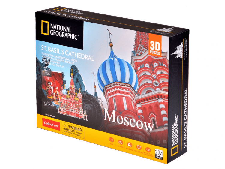 3D пазл National Geographic Москва, 224 детали