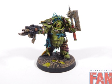 Warhammer 40k Death Guard Blightlord Terminators (Pro-Painted)