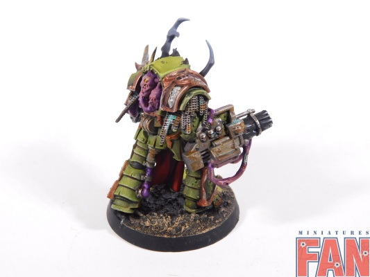Warhammer 40k Death Guard Blightlord Terminators (Pro-Painted)
