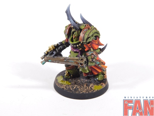 Warhammer 40k Death Guard Blightlord Terminators (Pro-Painted)