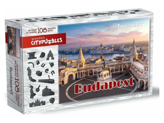 Пазл Wooden Citypuzzles: Будапешт
