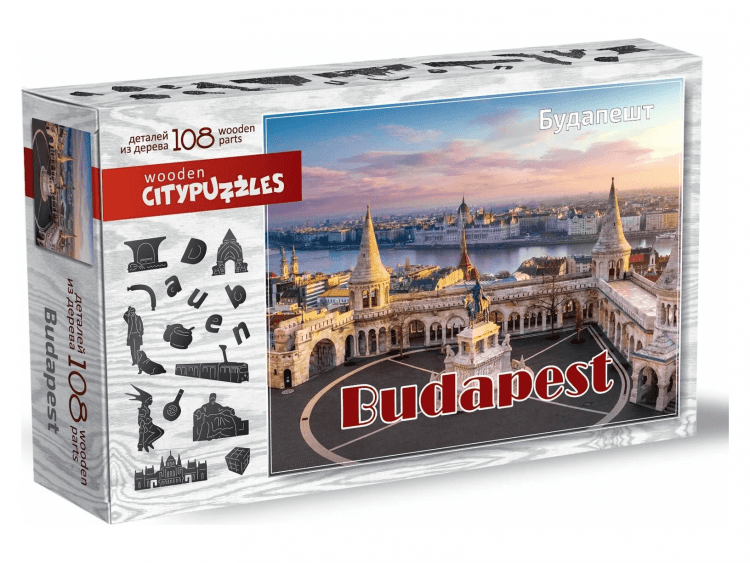 Пазл Wooden Citypuzzles: Будапешт