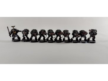 Assault on Black Reach Space Marine Tactical Squad x10 (б/у, Painted)
