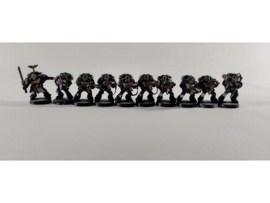 Assault on Black Reach Space Marine Tactical Squad x10 (б/у, Painted)
