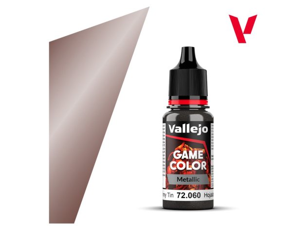 Краска Vallejo Game Color: Tinny Tin 72.060