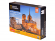 3D пазл National Geographic Нотр-Дам-де-Пари, 128 деталей