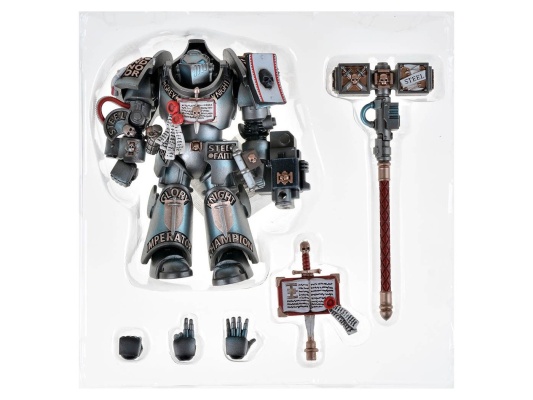 WH40K: Фигурка JOYTOY - Grey Knights Terminator Caddon Vibova