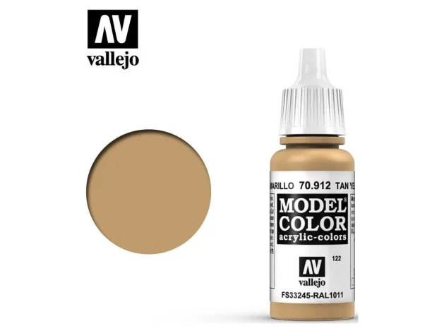 Краска Vallejo Model Color: Tan Yellow 70.912