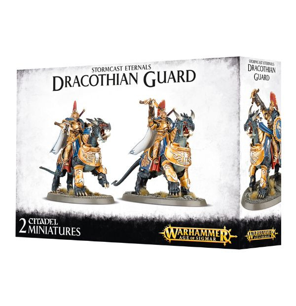 Dracothian Guard / Lord-Celestant on Dracoth (Stormcast Eternals, Age of Sigmar)