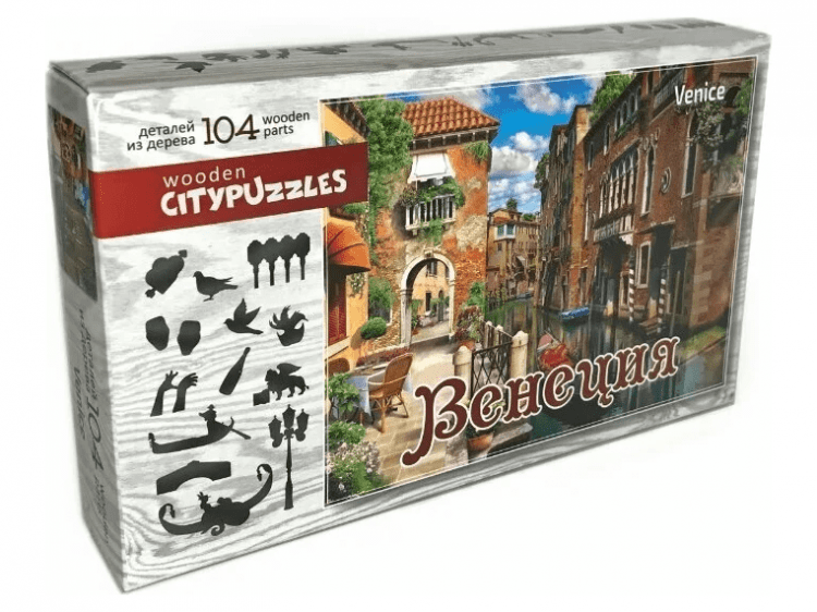 Пазл Wooden Citypuzzles: Венеция