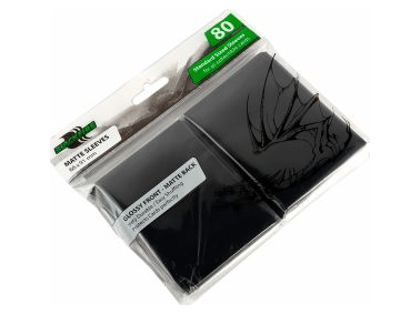 Протекторы Blackfire Matte Sleeves чёрные (80 шт., 66x91 мм)