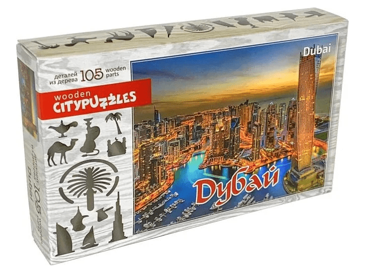 Пазл Wooden Citypuzzles: Дубай