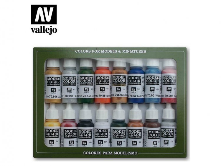 Набор красок Vallejo Model Color: Folkstone Basics 70.101
