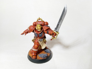Warhammer 40k Space Marine Blood Angels Lieutenant Tolmeron x1 (Pro-Painted)