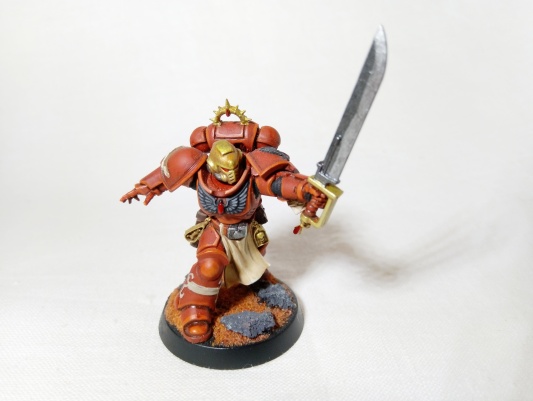 Warhammer 40k Space Marine Blood Angels Lieutenant Tolmeron x1 (Pro-Painted)