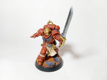 Warhammer 40k Space Marine Blood Angels Lieutenant Tolmeron x1 (Pro-Painted)