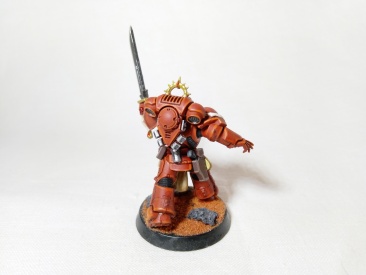 Warhammer 40k Space Marine Blood Angels Lieutenant Tolmeron x1 (Pro-Painted)