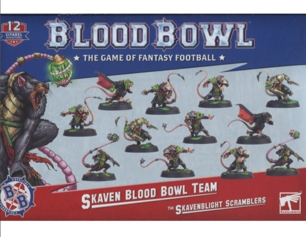 The Skavenblight Scramblers - Skaven Blood Bowl Team 2020