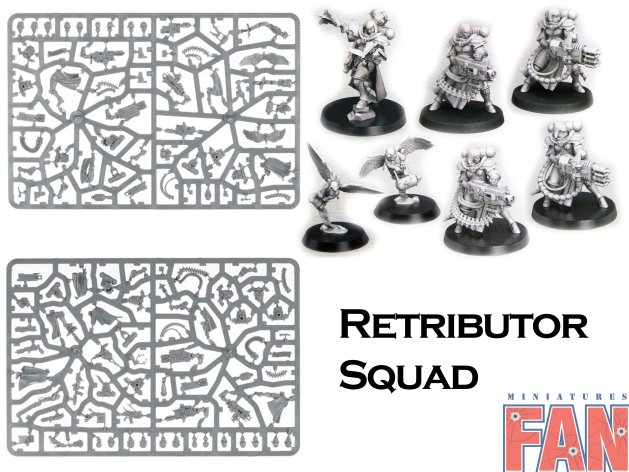 Warhammer 40000 Sisters of Battle Retributor Squad x5 new on sprue (Уценка)