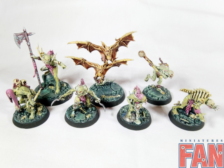 Warhammer Age of Sigmar Underworlds Beastgrave - The Grymwatch x8 (Pro-Painted)