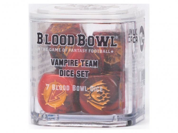 Vampire Team Dice Set (предзаказ 2023, Blood Bowl)