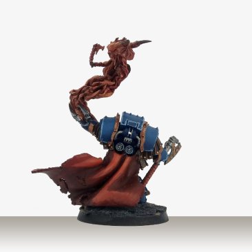 Warhammer 30k Horus Heresy Traitor Librarian in Cataphractii Armour (Pro-Painted)