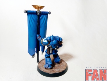 Warhammer 40k Space Marine Ultramarines Primaris Chapter Аncient (Pro-Painted)