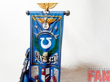 Warhammer 40k Space Marine Ultramarines Primaris Chapter Аncient (Pro-Painted)