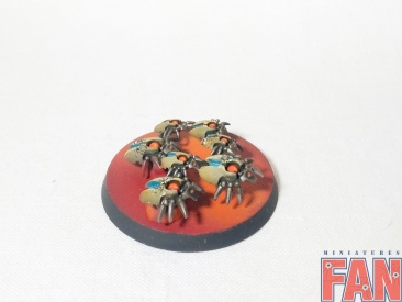 Warhammer 40000 Necron Canoptek Scarab Swarms x3 (Pro-Painted)