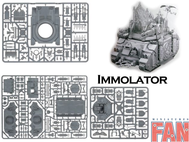 Warhammer 40000 Sisters of Battle Immolator new on sprue (Уценка)