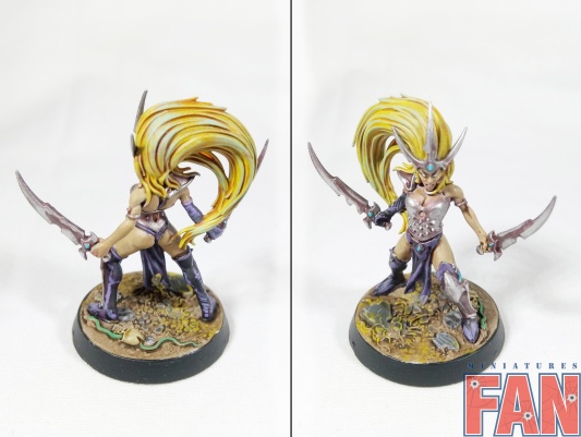 Warhammer Age of Sigmar Underworlds Beastgrave - Morgwaeth&#039;s Blade-coven x5 (Pro-Painted)