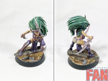 Warhammer Age of Sigmar Underworlds Beastgrave - Morgwaeth's Blade-coven x5 (Pro-Painted)