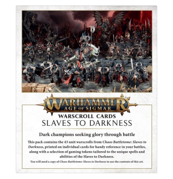 Warscroll Cards: Slaves to Darkness