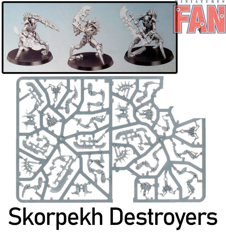 Indomitus Skorpekh Destroyers x3