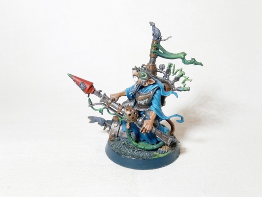 Warhammer Age of Sigmar Skaven Warlock Bombardier (Pro-Painted)
