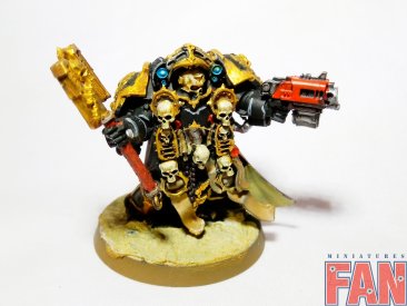 Warhammer 40k Special Edition Space Marine Terminator Chaplain (Pro-Painted)