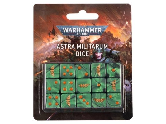 Astra Militarum Dice Set (предзаказ 2023, Warhammer 40k)