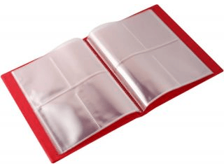 Альбом Blackfire (с листами по 2x2 кармашка): Красный