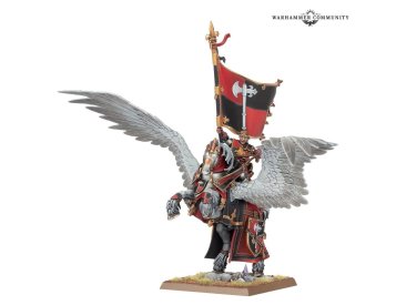 Battle Standard Bearer on Royal Pegasus (The Old World, Kingdom of Bretonnia)